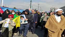 قائم مقام سازمان بازرسی کل کشور در راهپیمایی یوم الله 22 بهمن ماه حضور یافت